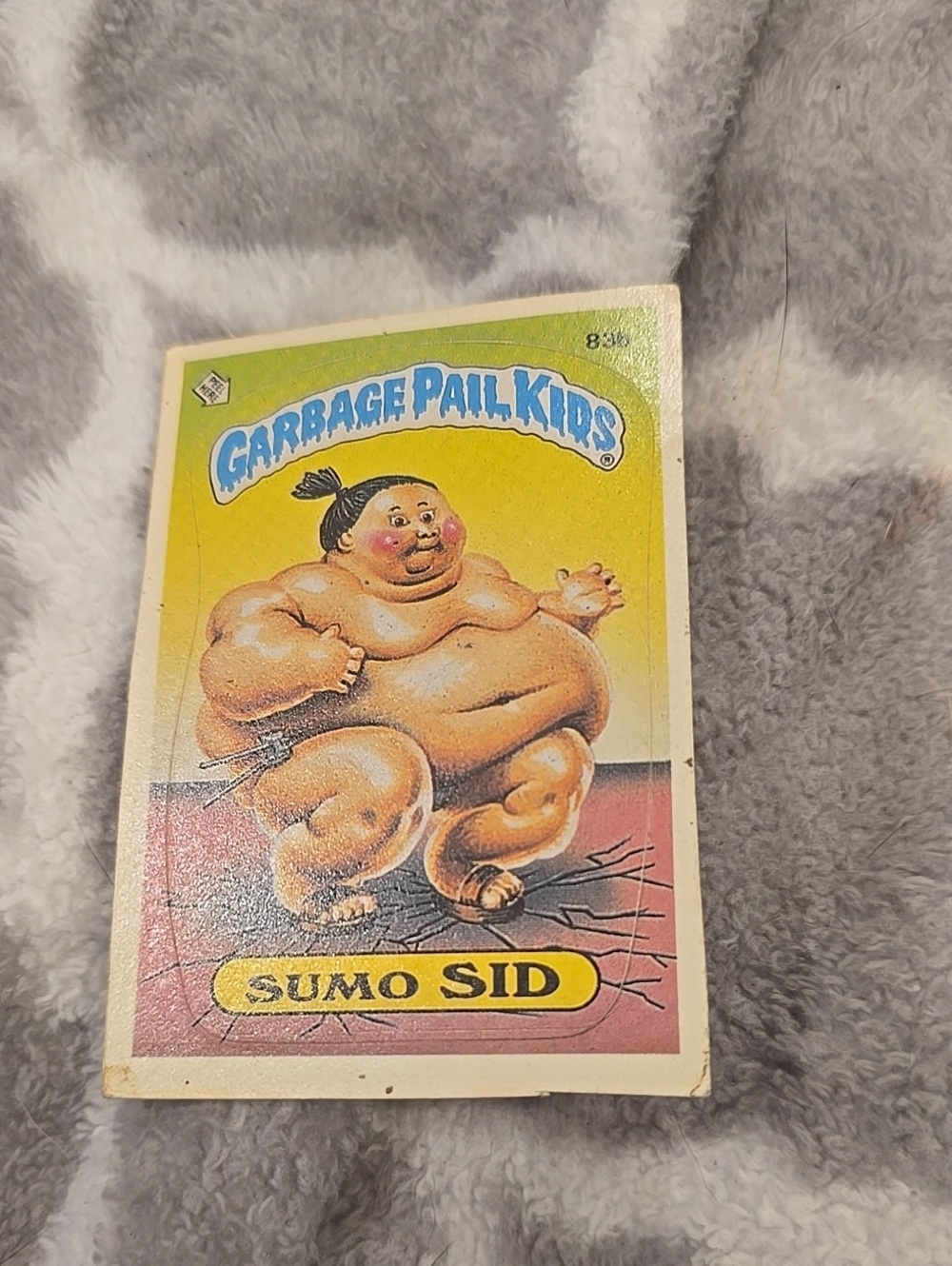 1985 Topps Garbage Pail Kids GPK Original Series 2 OS2 83b Sumo Sid